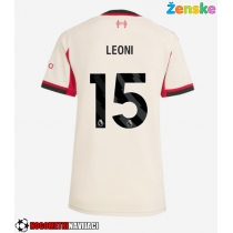 Ženske Nogometnih dresov Liverpool Giovanni Leoni #15 Gostujoči 2025-26 Kratki rokavi